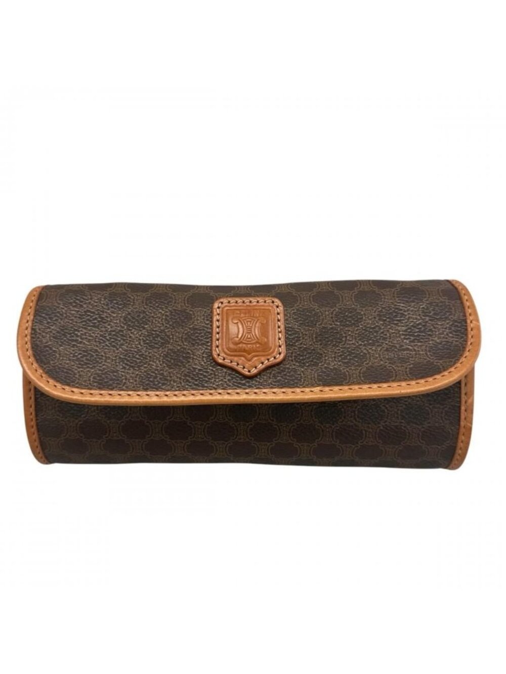 Celine Pouch Macadam Multi Brown Gold